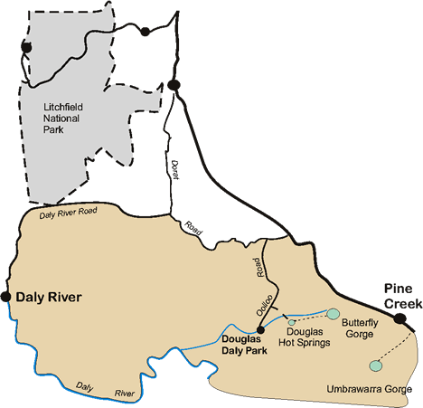 Douglas Daly Map