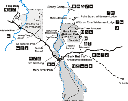 Mary River Wetlands Detailed map